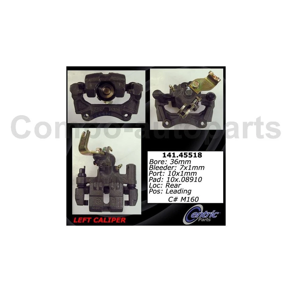 Pinza de freno de disco trasera izquierda derecha Centric Parts para Mazda Miata 2001-2005 Foto 2 de 4