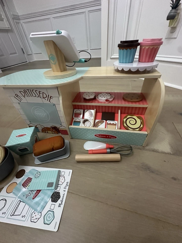 Melissa And Doug Wooden Bakery Toy Kitchen Accessories for Creative Play - Image 2 of 4