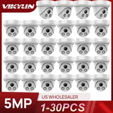 1-30pcs Vikylin 5MP Smart Dual Light Full Color+IR MIC Security IP Camera US Lot