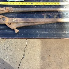 Antique Adjustable Pipe Wrench Solid Steel Tractor Plumbing Channellock 25”