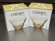 Lot of 2 - Chemex Bonded Filter - FC100 Circle - 100 ct - New