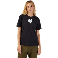 Fox Racing Womens Fox Head T-Shirt Short Sleeve Tee Oversized Fit Comfort Black
