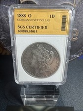 1888 Morgan Silver Dollar $1 Silver Coin 90% silver in capsule