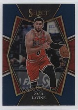 2021-22 Panini Select Premier Level Blue Prizm Zach LaVine #171 0u66