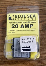 BLUE SEA 7057 CIRCUIT BREAKER 20 AMP PUSH BUTTON