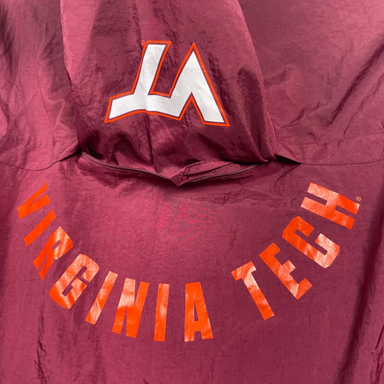 Nike + VT Packable Pullover Windbreaker Virginia … - image 12