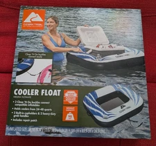 Ozark Trail Cooler Float Blue & White Brand New in Original Box!