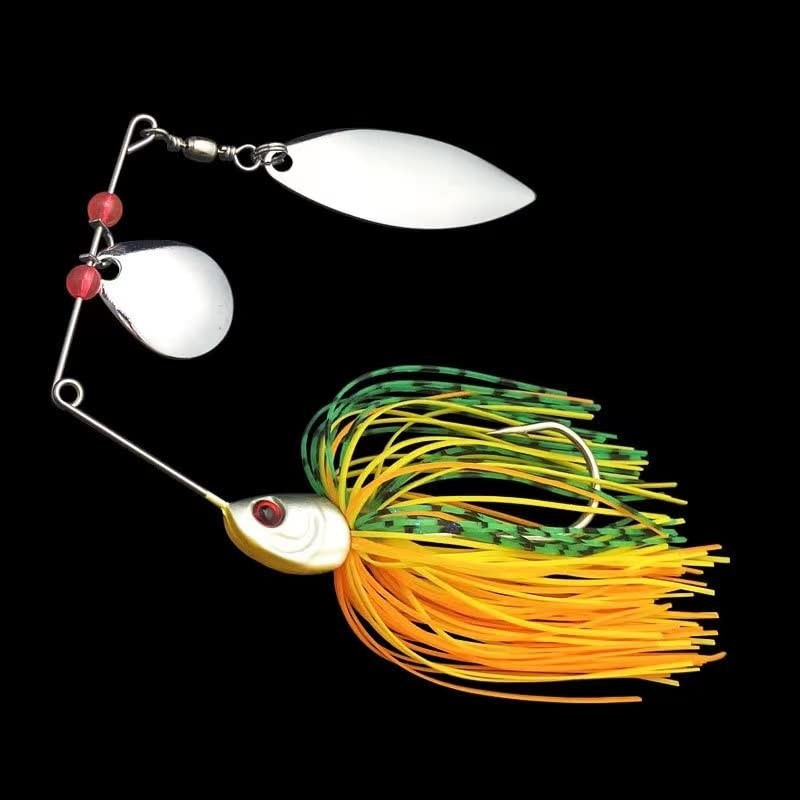 Spinnerbait Bass Fishing Lures Kit Spinner Baits Buzzbait Swimbait Hard Metal... - Image 6