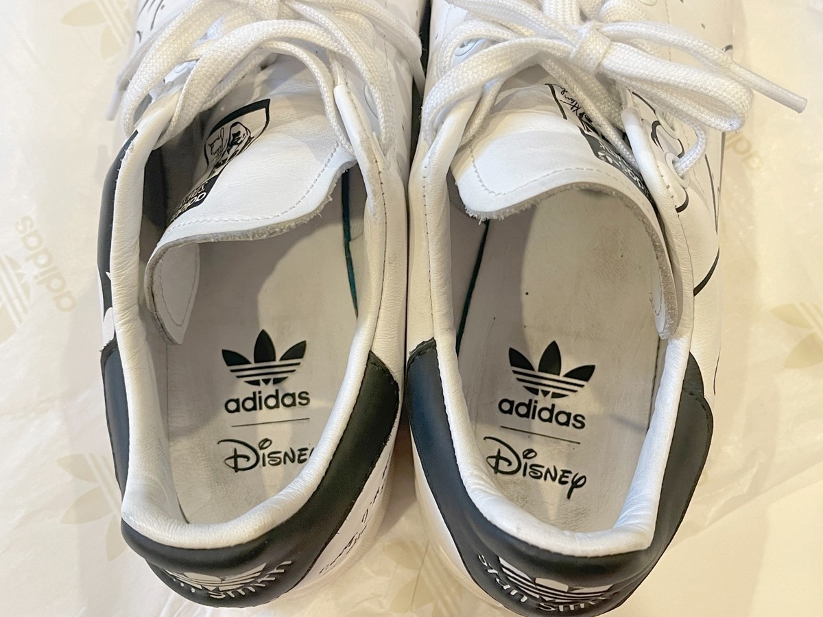 希少◾️◾️26 Disney x Stan Smith FW2895 Adidas Disney Mickey Mouse Stan Smith FW2895 Lace Up Sneakers