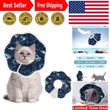 Soft Lightweight Cat Cone Collar   Adjustable  Waterproof E-Collar for Comfort