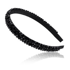 Headband 1 Pc Beaded Rhinestone Fashion Jeweled Head Bands Sparkly Crystal