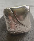 VTG Simon Sebbag Sterling Silver 2 Square Ring. Signed. Electro Form Size 7 1/2