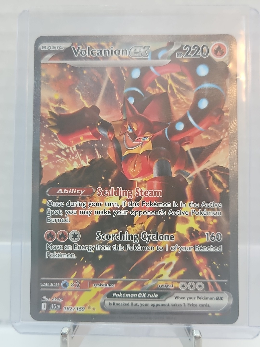 Volcanion ex - 182/159 JTG SV09: Journey Together Holo NM