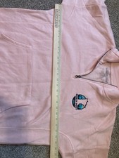 womans fleece quarter zip sweatshirt pink 2xl