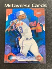 2023 Bowman's Best Ronald Acuna Jr. Blue Refractor 44/150