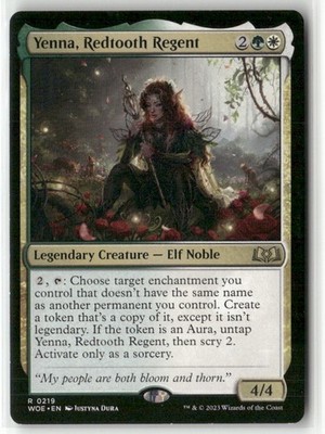 Yenna, Redtooth Regent Normal R Wilds of Eldraine 219 NM
