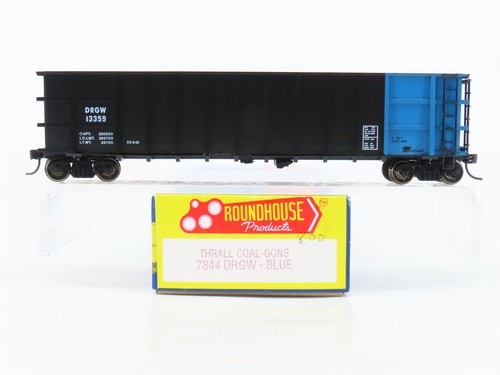 Góndola de carbón Rio Grande Thrall Roundhouse 7844 DRGW escala HO #13359 - mejorada | Zustand: Used