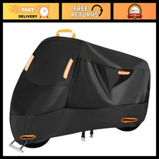 Heavy-Duty 420D Waterproof Motorcycle Cover - UV Protection  Dustproof Shield