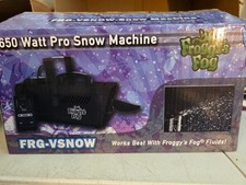 UPC 840472100156 product image for Froggy's Fog Snow Machine 650-Watt Commercial/Residential Grade Snow Machine | upcitemdb.com