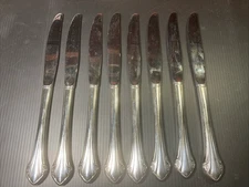 (8) Oneida BITTERSWEET Stainless 1881 Rogers Ltd Dinner Knives~Free Shipping