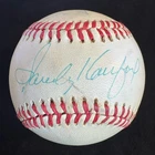 Sandy Koufax Don Drysdale Signed Autographed National League Baseball JSA LOA
