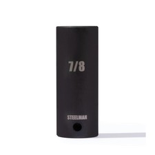 STEELMAN 1/2 in. Drive x 7/8 in. Deep Thin Wall 6-Point Impact Socket, 79406