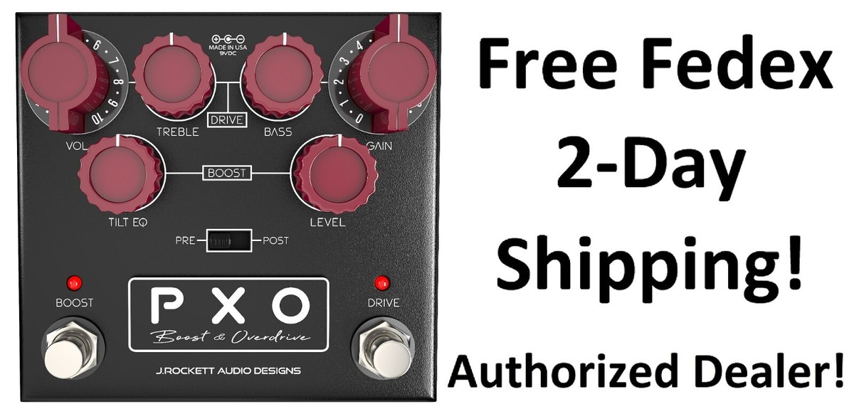 ギター PXO Boost & Overdrive J rockett audio New J. Rockett Audio Designs PXO Phil X Boost & Overdrive Guitar