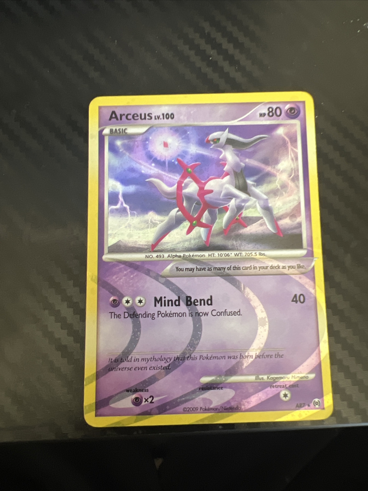 Pokémon TCG Arceus Arceus AR7/9 Holo Holo Rare