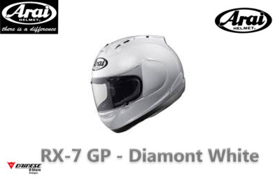 ORIGINAL ARAI RX-7 GP - DIAMONT WHITE - MOTORCYCLE FULLFACE