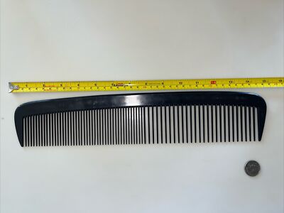 Vtg Super Comb Dark Blue 15 x 3  Chicago IL USA SameDayHandling & Fast USPS