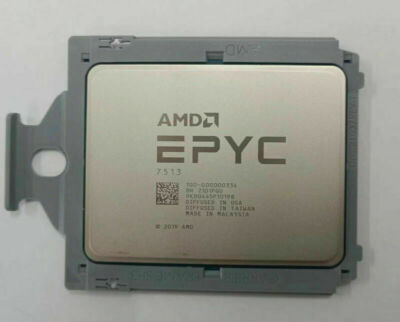 AMD EPYC 7513 CPU Processor 32 cores 64 threads 2.6GHz up to 3.65GHZ 200W SP3