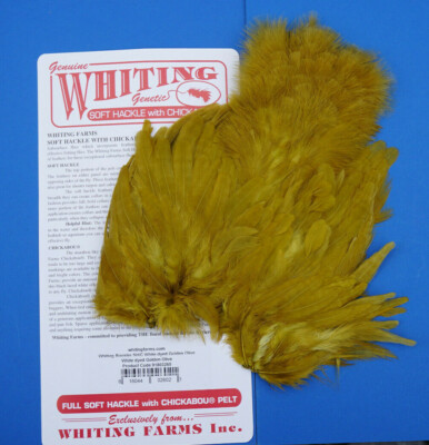 Whiting Softhackle & Chickabou GOLDEN OLIVE