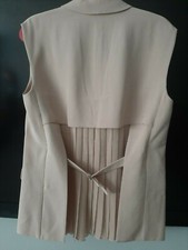 Tibi Women's V Neck Silk Vest,  Size S