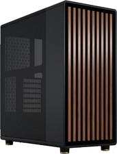 North - Genuine Walnut Wood Front - Mesh Side Panels - Two 140Mm Aspect PWM Fans
