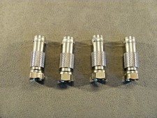 Set of 4 F Male to BNC Female Coax Connector Adapter<525>