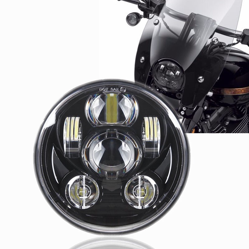 3.5 Inch Round Black Series LED lights w/Amber DRL – Goliath Off Road