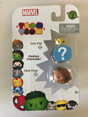 Marvel TSUM TSUM Series 2 3 Pack Mini Figures w/ Collectors Guide