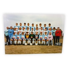 Mannschaftsfoto 1986 Fußball Gruppenfoto Renovadan Nike Farbig Mannschaft 80er