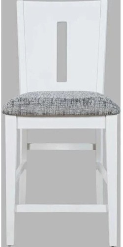 Urban Icon Counter Stool (Set of 2) - Contemporary Slotback Design - Picture 2 of 5