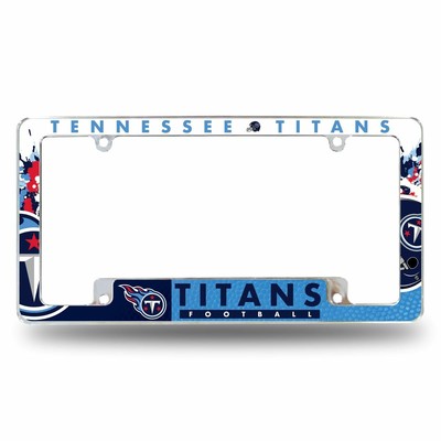 Tennessee Titans NFL Chrome Metal License Plate Frame with &hellip;