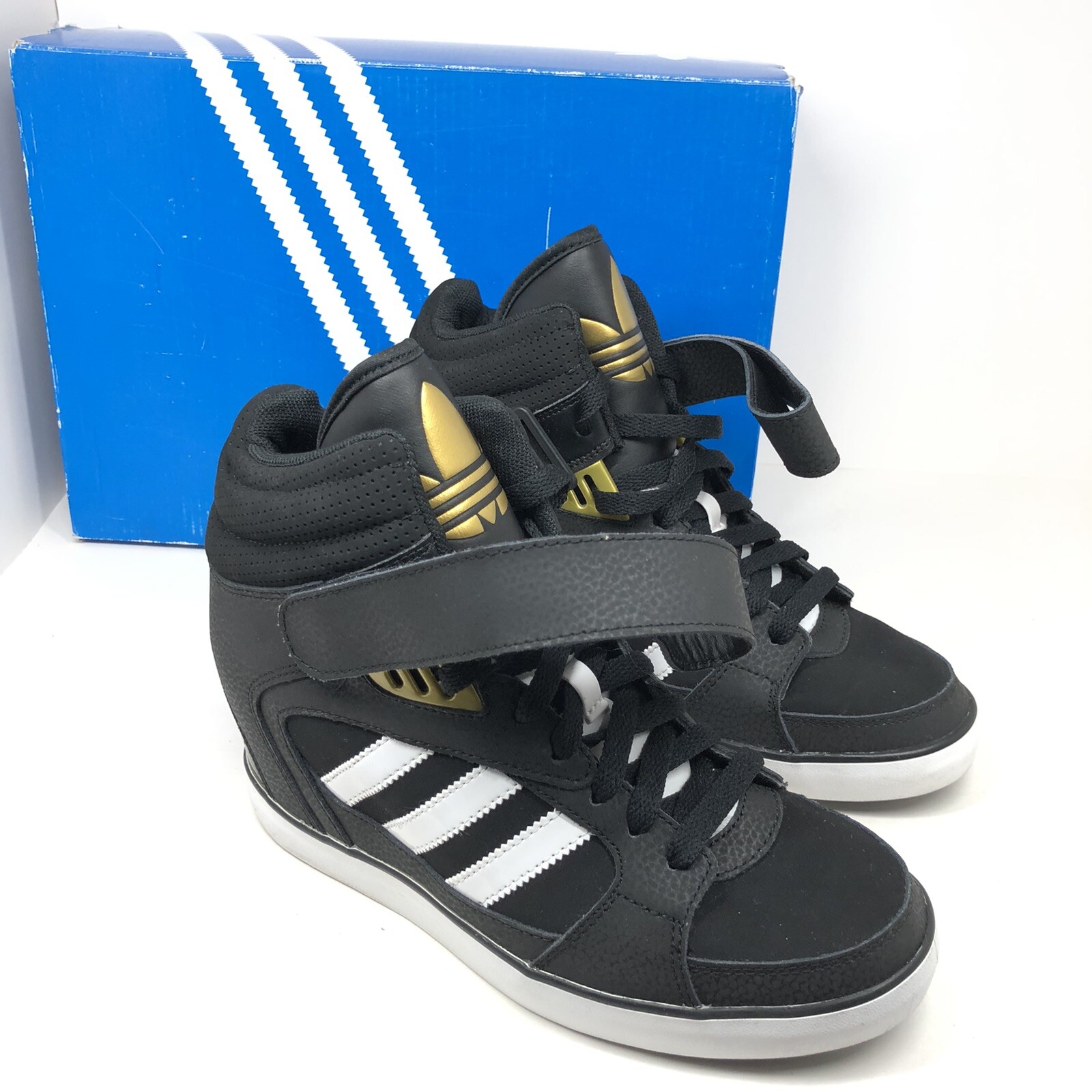 adidas wedge heel trainers