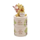 Disney Winnie the Pooh Baby First Tooth / Curl Keepsake Trinket Boxes Stackable