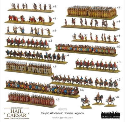 Hail Caesar Epic Battles: Punic Wars - Scipio Africanus' Roman Legions