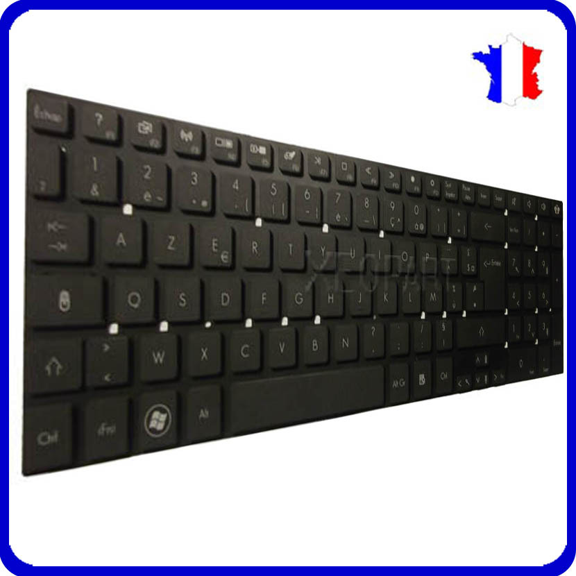 Clavier AZERTY Français Pour Packard Bell Easynote LS11 - Noir, Neuf, Compatible Acer Aspire