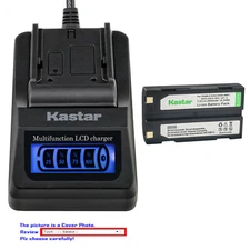 Kastar Ei-D-Li1 Battery LCD Quick Charger for Trimble 29518, 46607, 52030, 54344