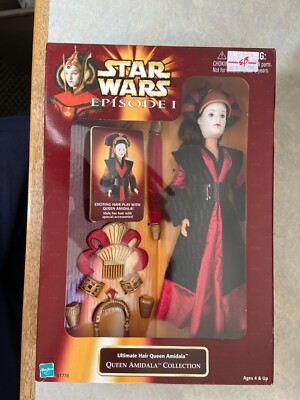 Hasbro Star Wars Episode I Ultimate Hair Queen Amidala Collection Doll