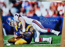 NICE Autographed Broncos Karl Mecklenburg 11x14 Photo Football 6x Pro Bowl JSA