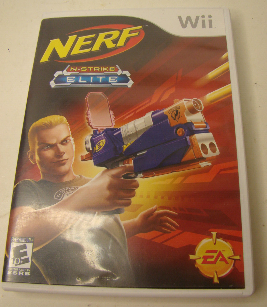 Nintendo Wii - Nerf N-Strike Elite - Complete w/ Manual EA 2