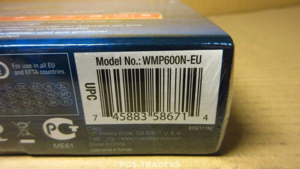 Linksys WMP600N Wireless-N PCI Adapter with Daul-Band 300Mbps - NEW SEALED BOX - Bild 2 von 3