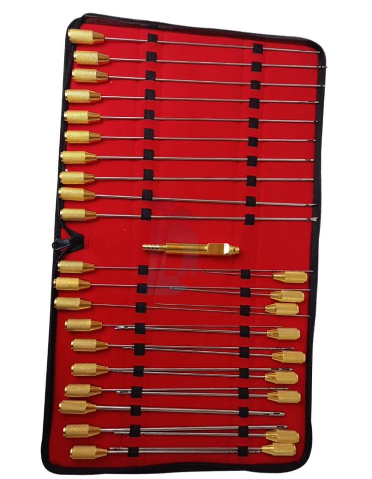 29Pcs Liposuction Cannulas Set with Handle , Cosmetic Surgery , Premium Quality - Image 4 of 4